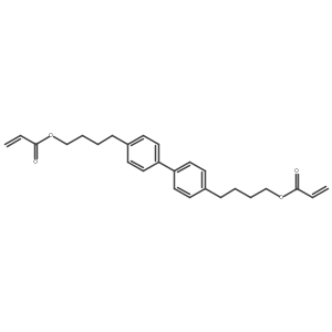 [1,1'-Biphenyl]-4,4'-diylbis(butane-4,1-diyl) diacrylate Structure