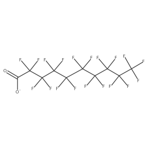 Perfluorodecanoate Structure