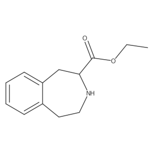 ethyl 2,3,4,5-tetrahydro-1H-3-benzazepine-2-carboxylate Structure
