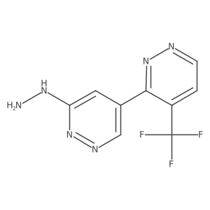 6'-Hydrazino-4-trifluoromethyl-3,4'-bipyridazine结构式