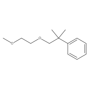 [1-(2-Methoxyethoxy)-2-methylpropan-2-yl]benzene结构式