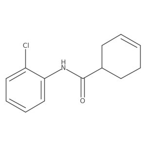N-(2-chlorophenyl)-3-cyclohexene-1-carboxamide结构式