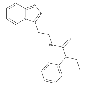 2-phenyl-N-[2-([1,2,4]triazolo[4,3-a]pyridin-3-yl)ethyl]butanamide Structure
