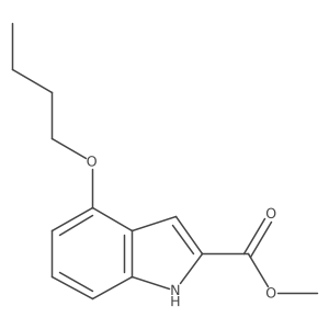 methyl 4-butoxy-1H-indole-2-carboxylate Structure