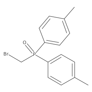 (Bromomethyl)di-p-tolylphosphine oxide结构式