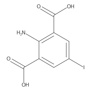 2-Amino-5-iodoisophthalic acid结构式