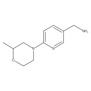 [6-(2-Methylmorpholin-4-yl)pyridin-3-yl]methanamine Structure