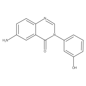 6-Amino-3-(3-hydroxyphenyl)quinazolin-4(3H)-one Structure