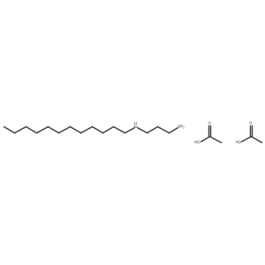 N-Dodecyl-1,3-propanediamine diacetate结构式
