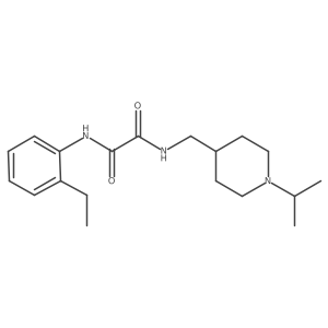 N1-(2-ethylphenyl)-N2-((1-isopropylpiperidin-4-yl)methyl)oxalamide Structure