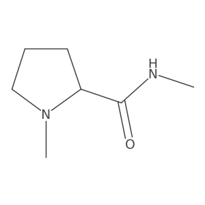 N,1-dimethylpyrrolidine-2-carboxamide结构式