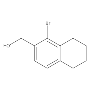1-Bromo-5,6,7,8-tetrahydro-2-naphthalenemethanol结构式