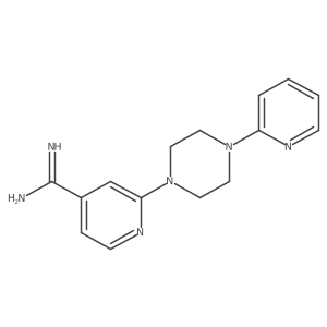 2-[4-(2-Pyridinyl)-1-piperazinyl]-4-pyridinecarboximidamide Structure