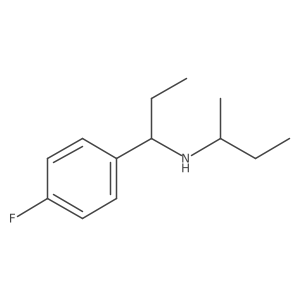 (Butan-2-yl)[1-(4-fluorophenyl)propyl]amine Structure