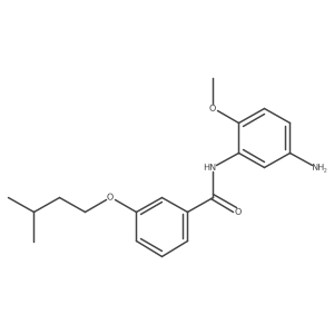 N-(5-Amino-2-methoxyphenyl)-3-(isopentyloxy)-benzamide Structure