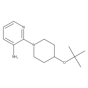 2-(4-(Tert-butoxy)piperidin-1-yl)pyridin-3-amine Structure