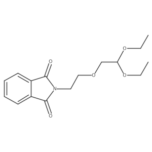 2-[2-(2,2-Diethoxyethoxy)ethyl]isoindoline-1,3-dione Structure