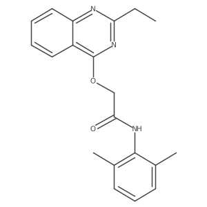 N-(2,6-dimethylphenyl)-2-[(2-ethylquinazolin-4-yl)oxy]acetamide结构式