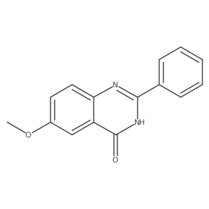 6-Methoxy-2-phenylquinazolin-4(3H)-one结构式