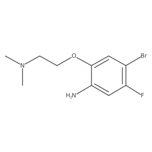 4-Bromo-2-[2-(dimethylamino)ethoxy]-5-fluorobenzenamine Structure