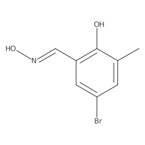 5-Bromo-2-hydroxy-3-methylbenzaldehyde oxime Structure