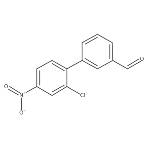 2'-Chloro-4'-nitro-[1,1'-biphenyl]-3-carbaldehyde结构式