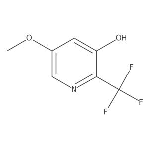 5-Methoxy-2-(trifluoromethyl)pyridin-3-ol结构式