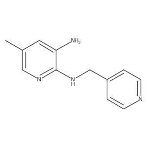 5-Methyl-N2-(4-pyridinylmethyl)-2,3-pyridinediamine结构式