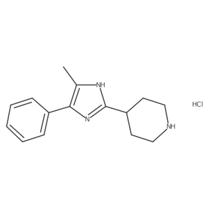 4-(4-methyl-5-phenyl-1H-imidazol-2-yl)piperidine hydrochloride Structure