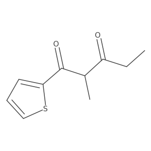 2-Methyl-1-(thiophen-2-yl)pentane-1,3-dione Structure