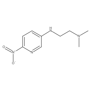 N',N'-dimethyl-N-(6-nitropyridin-3-yl)ethane-1,2-diamine Structure