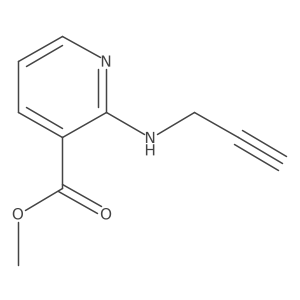 Methyl 2-(prop-2-ynylamino)pyridine-3-carboxylate结构式