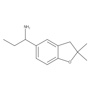 1-(2,2-Dimethyl-2,3-dihydro-1-benzofuran-5-yl)propan-1-amine Structure