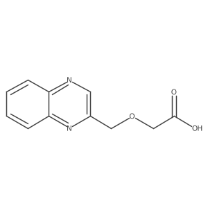 2-(Quinoxalin-2-ylmethoxy)acetic acid结构式