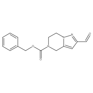 benzyl 2-formyl-6,7-dihydropyrazolo[1,5-a]pyrazine-5(4H)-carboxylate Structure