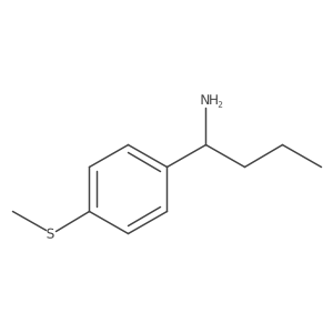 1-(4-Methylthiophenyl)butylamine结构式
