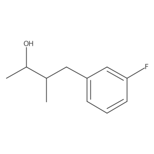 4-(3-Fluorophenyl)-3-methylbutan-2-ol结构式