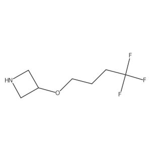 3-(4,4,4-Trifluorobutoxy)-azetidine Structure