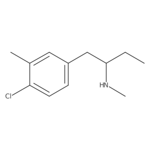 [1-(4-Chloro-3-methylphenyl)butan-2-yl](methyl)amine结构式