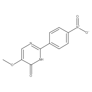 5-Methoxy-2-(4-nitro-phenyl)-3H-pyrimidin-4-one Structure