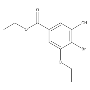 Ethyl 4-bromo-3-ethoxy-5-hydroxybenzoate Structure