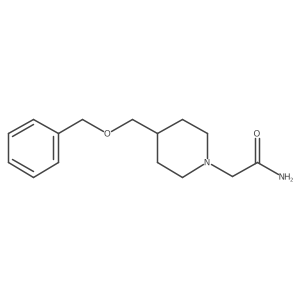 2-(4-((Benzyloxy)methyl)piperidin-1-yl)acetamide Structure