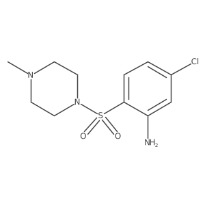 5-Chloro-2-(4-methylpiperazin-1-yl)sulfonylaniline Structure