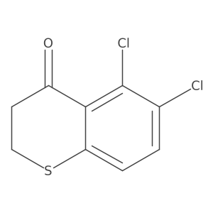 5,6-Dichlorothiochroman-4-one结构式