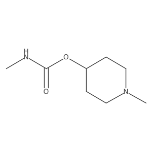 1-Methylpiperidin-4-yl n-methylcarbamate Structure