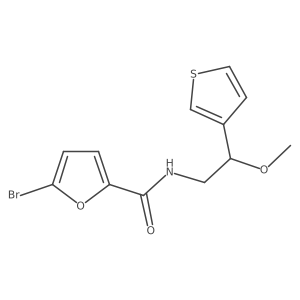 5-Bromo-N-[2-methoxy-2-(thiophen-3-YL)ethyl]furan-2-carboxamide Structure