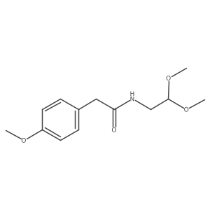 N-(2,2-dimethoxyethyl)-2-(4-methoxyphenyl)acetamide Structure