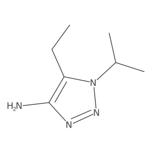 5-ethyl-1-(propan-2-yl)-1H-1,2,3-triazol-4-amine Structure