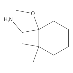 (1-Methoxy-2,2-dimethylcyclohexyl)methanamine Structure