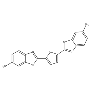 2,2'-(Thiophene-2,5-diyl)bis(benzo[d]oxazol-6-amine) Structure